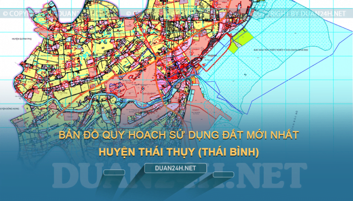 Tải về bản đồ quy hoạch sử dụng đất huyện Thái Thụy (Thái Bình)