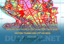 Tải về bản đồ quy hoạch sử dụng đất huyện Thanh Oai (Hà Nội)