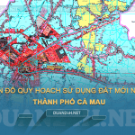 Tải về bản đồ quy hoạch sử dụng đất Thành phố Cà Mau