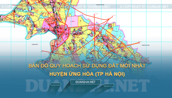 Tải về bản đồ quy hoạch sử dụng đất huyện Ứng Hòa (Hà Nội)