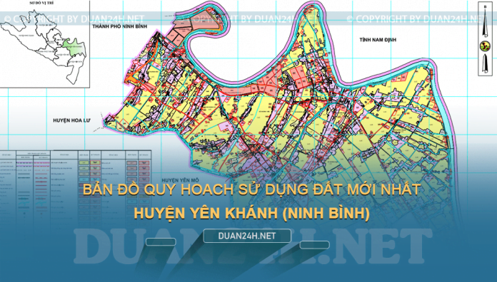 Tải về bản đồ quy hoạch sử dụng đất huyện Yên Khánh (Ninh Bình)