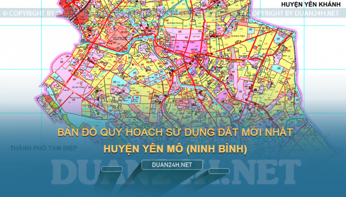 Tải về bản đồ quy hoạch sử dụng đất huyện Yên Mô (Ninh Bình)