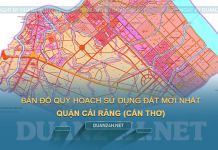 Tải về bản đồ quy hoạch sử dụng đất quận Cái Răng (Cần Thơ)