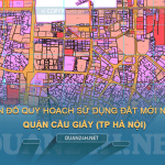 Tải về bản đồ quy hoạch sử dụng đất quận Cầu Giấy (TP Hà Nội)