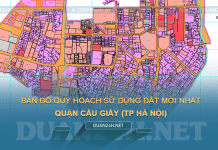 Tải về bản đồ quy hoạch sử dụng đất quận Cầu Giấy (TP Hà Nội)