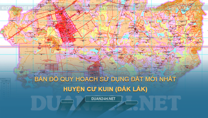 Tải về bản đồ quy hoạch sử dụng đất huyện Cư Kuin (Đắk Lắk )
