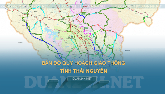 Tải về bản đồ quy hoạch giao thông tỉnh Thái Nguyên