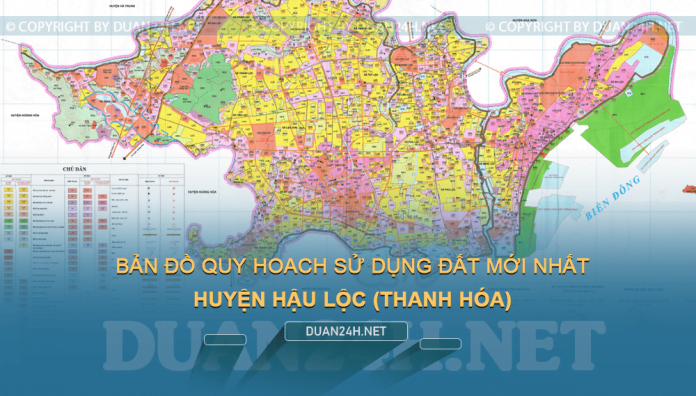 Tải về bản đồ quy hoạch sử dụng đất huyện Hậu Lộc (Thanh Hóa)