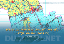 Tải về bản đồ quy hoạch sử dụng đất huyện Hòa Bình (Bạc Liêu)