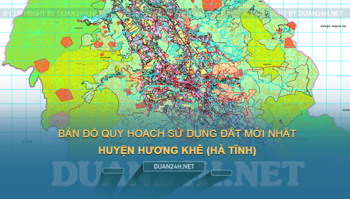 Tải về bản đồ quy hoạch sử dụng đất huyện Hương Khê (Hà Tĩnh)