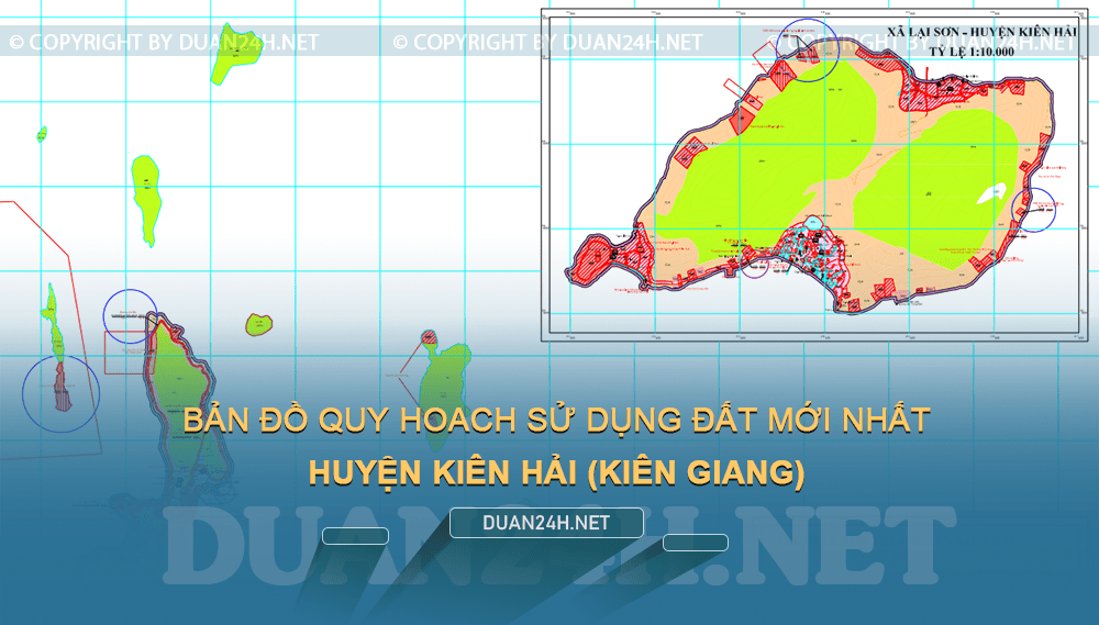 Bản đồ quy hoạch sử dụng đất huyện Kiên Hải mới nhất