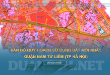Tải về bản đồ quy hoạch sử dụng đất quận Nam Từ Liêm (Hà Nội)