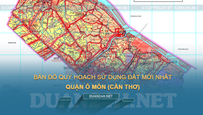 Tải về bản đồ quy hoạch sử dụng đất quận Ô Môn (Cần Thơ)