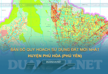 Tải về bản đồ quy hoạch sử dụng đất huyện Phú Hòa (Phú Yên)