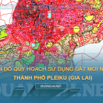 Tải về bản đồ quy hoạch sử dụng đất TP Pleiku (Gia Lai)