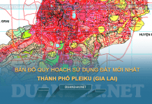 Tải về bản đồ quy hoạch sử dụng đất TP Pleiku (Gia Lai)
