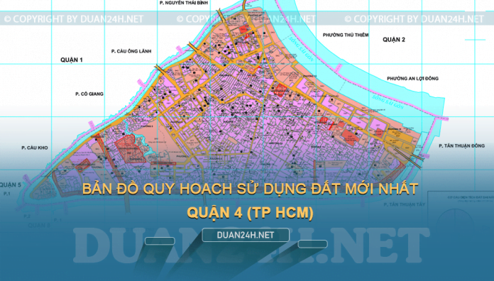 Tải về bản đồ quy hoạch sử dụng đất quận 4 (TP HCM)