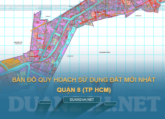 Tải về bản đồ quy hoạch sử dụng đất Quận 8 (TP HCM)