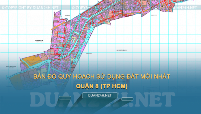 Tải về bản đồ quy hoạch sử dụng đất Quận 8 (TP HCM)