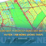 Tải về bản đồ quy hoạch sử dụng đất huyện Tam Nông (Đồng Tháp)