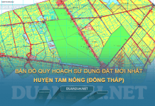 Tải về bản đồ quy hoạch huyện Tam Nông (Đồng Tháp)
