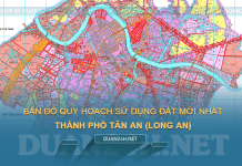 Tải về bản đồ quy hoạch sử dụng đất Thành phố Tân An (Long An)