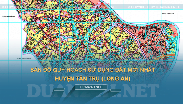 Tải về bản đồ quy hoạch sử dụng đất huyện Tân Trụ (Long An)