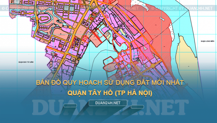 Tải về bản đồ quy hoạch sử dụng đất quận Tây Hồ (TP Hà Nội)