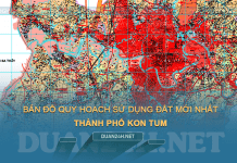 Tải về bản đồ quy hoạch sử dụng đất Thành phố Kon Tum