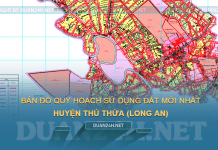Tải về bản đồ quy hoạch sử dụng đất huyện Thủ Thừa (Long An)