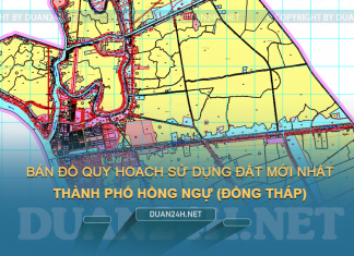 Tải về bản đồ quy hoạch Thành phố Hồng Ngự (Đồng Tháp)