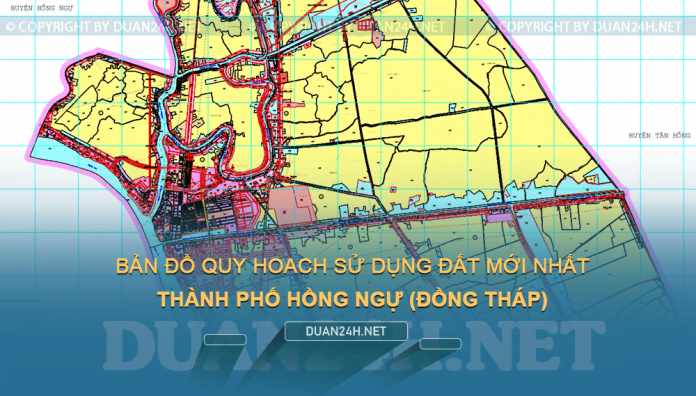 Tải về bản đồ quy hoạch Thành phố Hồng Ngự (Đồng Tháp)