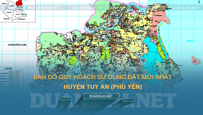 Tải về bản đồ quy hoạch sử dụng đất huyện Tuy An (Phú Yên)