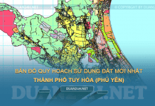 Tải về bản đồ quy hoạch sử dụng đất TP Tuy Hòa (Phú Yên)