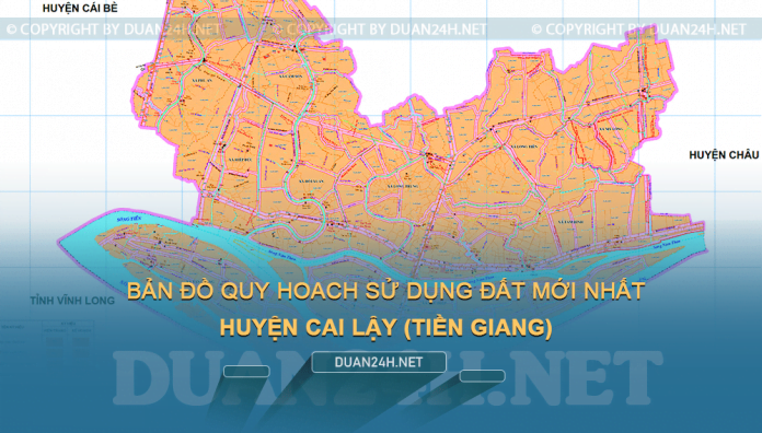 Tải về bản đồ quy hoạch sử dụng đất huyện Cai Lậy (Tiền Giang)