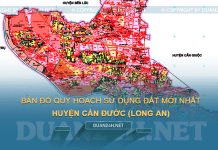 Tải về bản đồ quy hoạch sử dụng đất huyện Cần Đước (Long An)