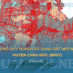 Tải về bản đồ quy hoạch sử dụng đất huyện Châu Đức (BRVT)