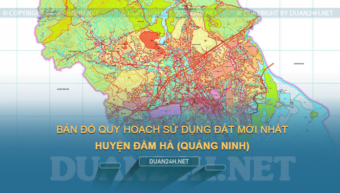 Tải về bản đồ quy hoạch sử dụng đất huyện Đầm Hà (Quảng Ninh)