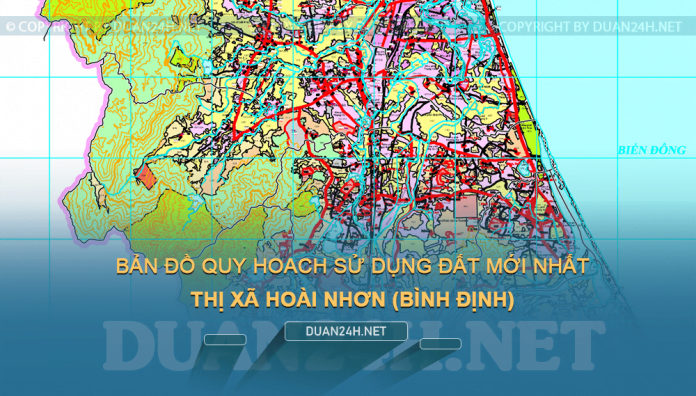 Tải về bản đồ quy hoạch sử dụng đất thị xã Hoài Nhơn (Bình Định)