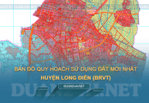 Tải về bản đồ quy hoạch sử dụng đất huyện Long Điền (BRVT)