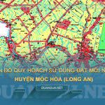 Tải về bản đồ quy hoạch sử dụng đất huyện Mộc Hóa (Long An)