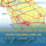 Tải về bản đồ quy hoạch sử dụng đất huyện Tân Hưng (Long An)