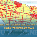 Tải về bản đồ quy hoạch sử dụng đất huyện Tân Thạnh (Long An)