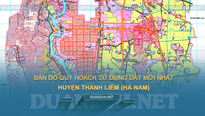 Tải về bản đồ quy hoạch sử dụng đất huyện Thanh Liêm (Hà Nam)