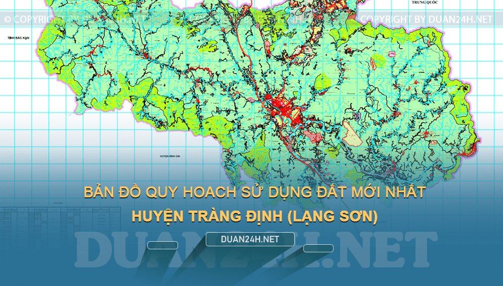 Bản đồ quy hoạch huyện Tràng Định (Lạng Sơn) năm 2023