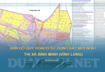 Tải về bản đồ quy hoạch sử dụng đất thị xã Bình Minh (Vĩnh Long)