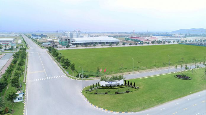 Khu công nghiệp VSIP Nghệ An có quy mô 750 ha