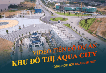 Cập nhật tiến độ thực tế dự án Aqua City