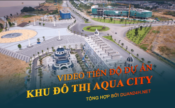 Cập nhật tiến độ thực tế dự án Aqua City