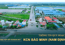 Thông tin quy hoạch Khu công nghiệp Bảo Minh (Nam Định)